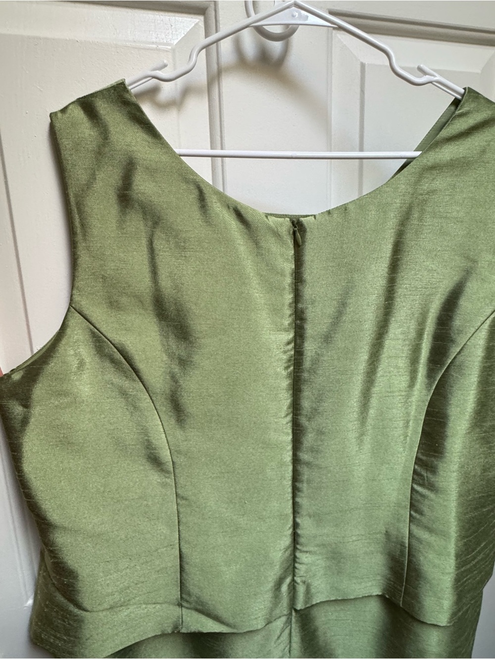 Jessica Howard Sage Green Sleeveless Dress 3/4 Beaded Floral Jacket Set Woman 18 - Picture 13 of 16
